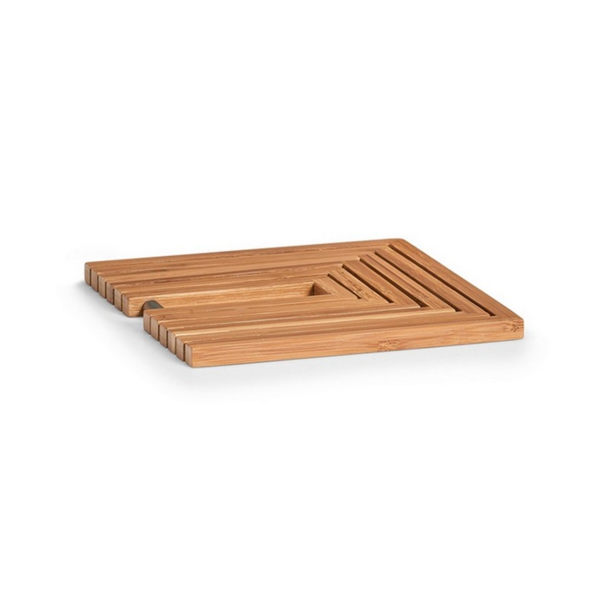Dessous de plat bois bambou dépliable bois clair, ZELLER PRESENT