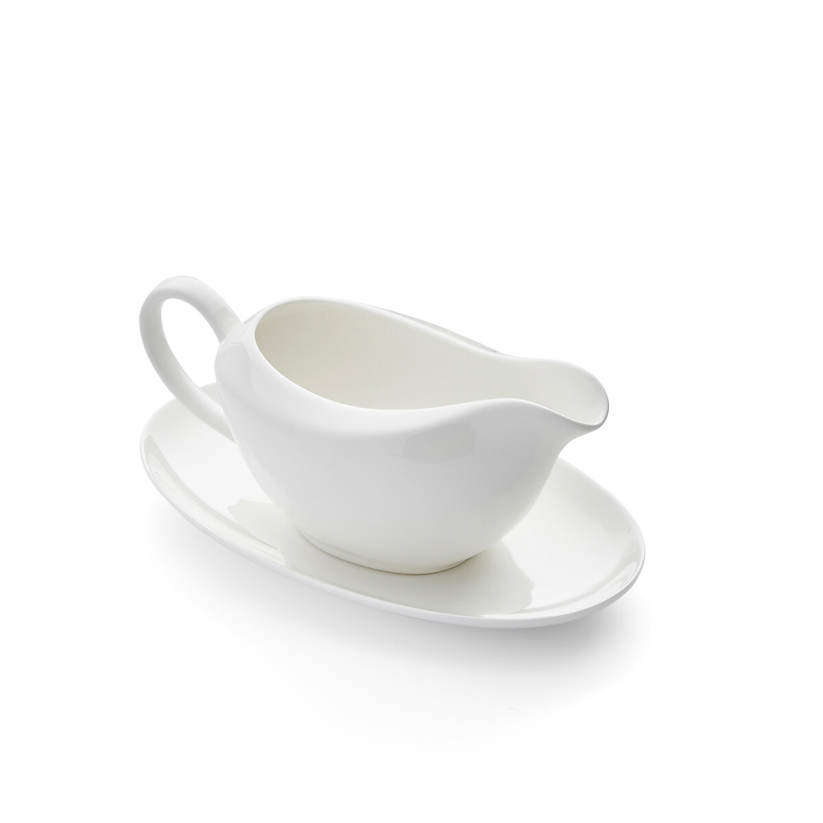 Serendipity Gravy Boat & Stand white, ROYAL WORCESTER