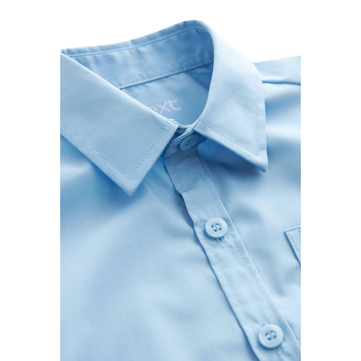 Chemise d'école à manches longues, lot de 2 bleu, NEXT