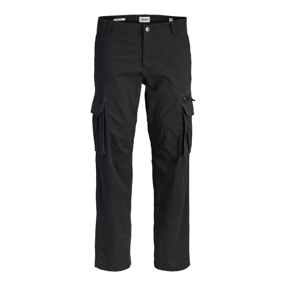 Pantalon Cargo black 1, JACK & JONES