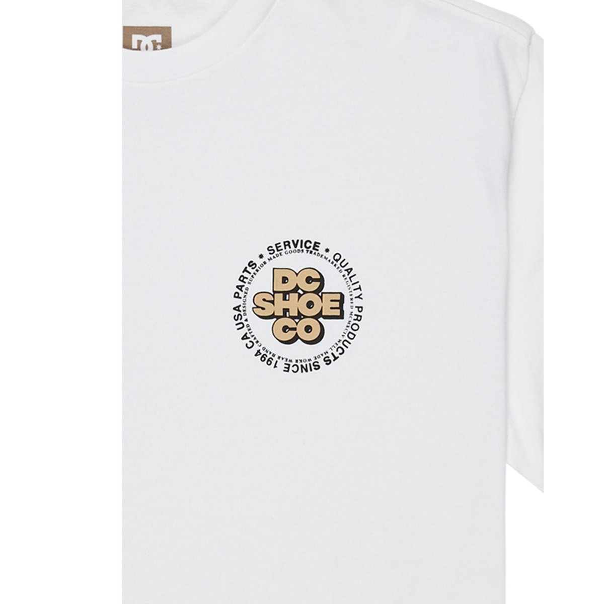 T-shirt à manches courtes WORK CIRCLE. blanc white, DC SHOES