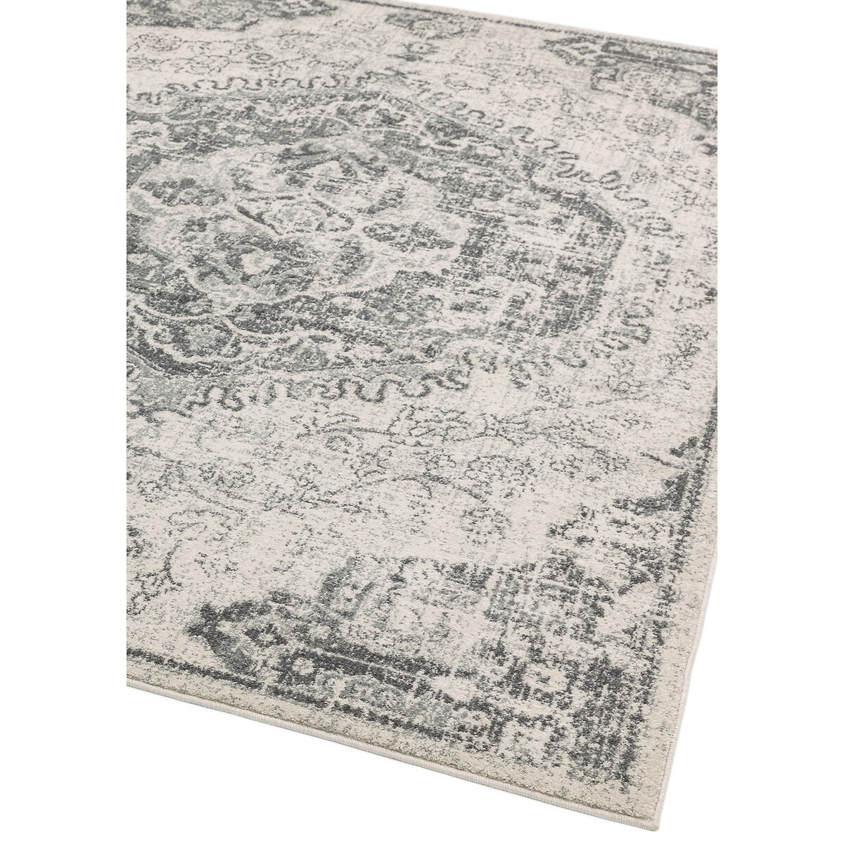 Vintage Style Medallion Rug ivory, SO'HOME