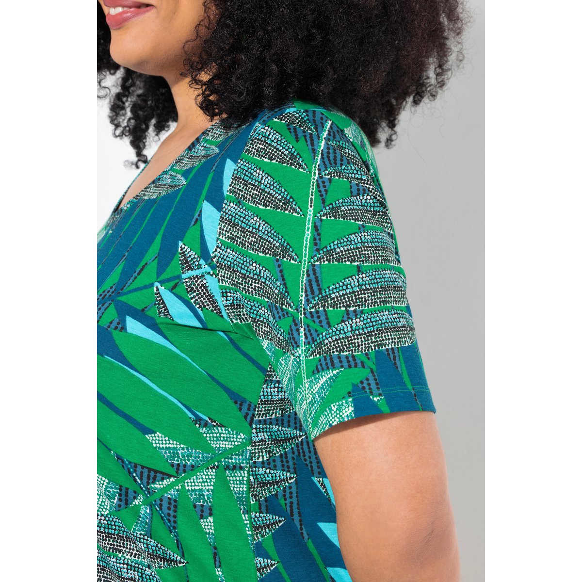 T-shirt noir, ULLA POPKEN