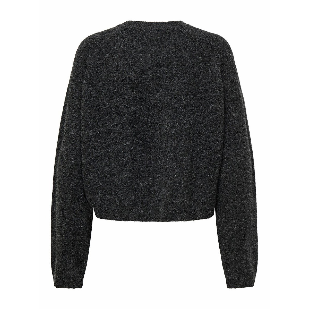 Cardigan col rond boutonné gris, ONLY