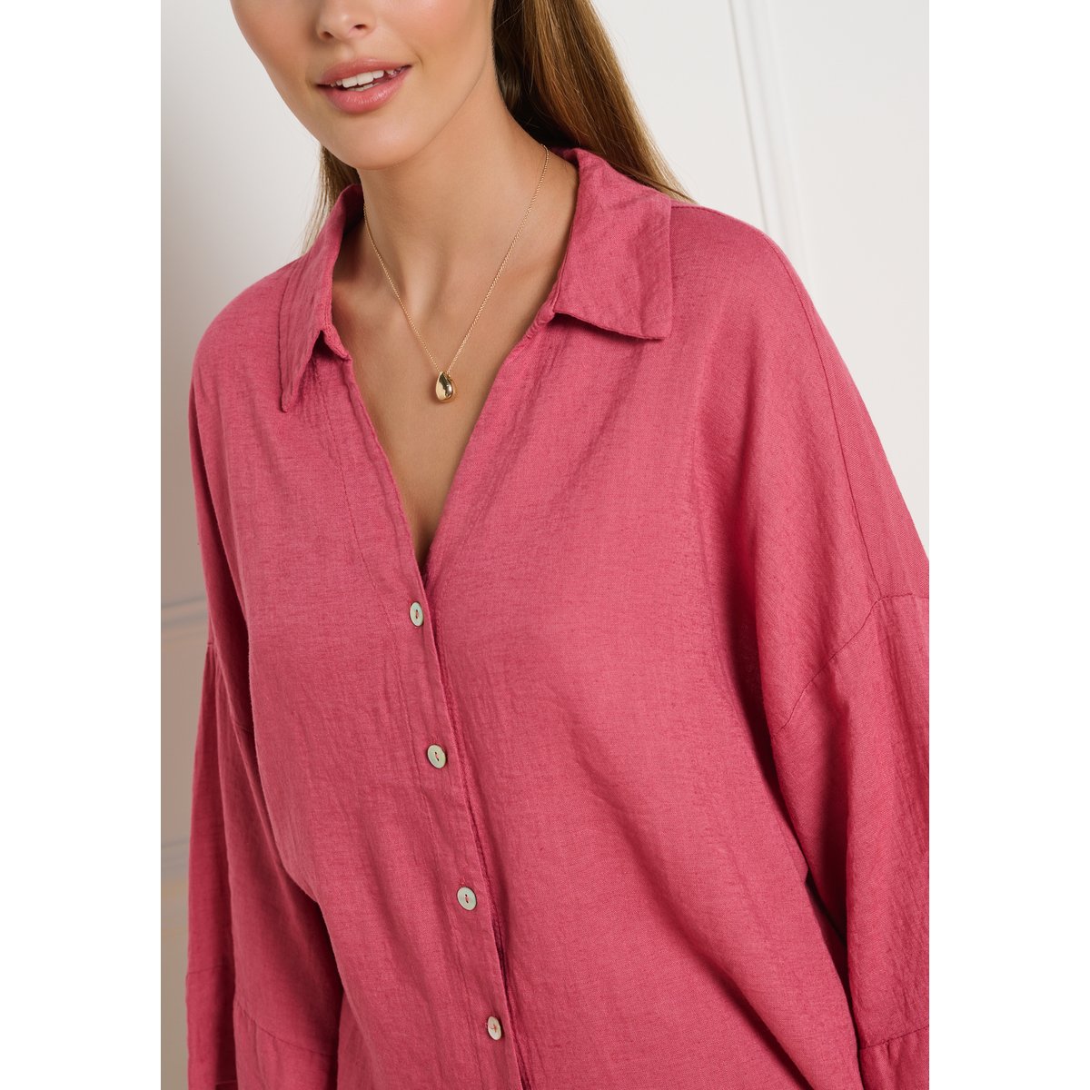 Chemise fluide rose, LOLALIZA