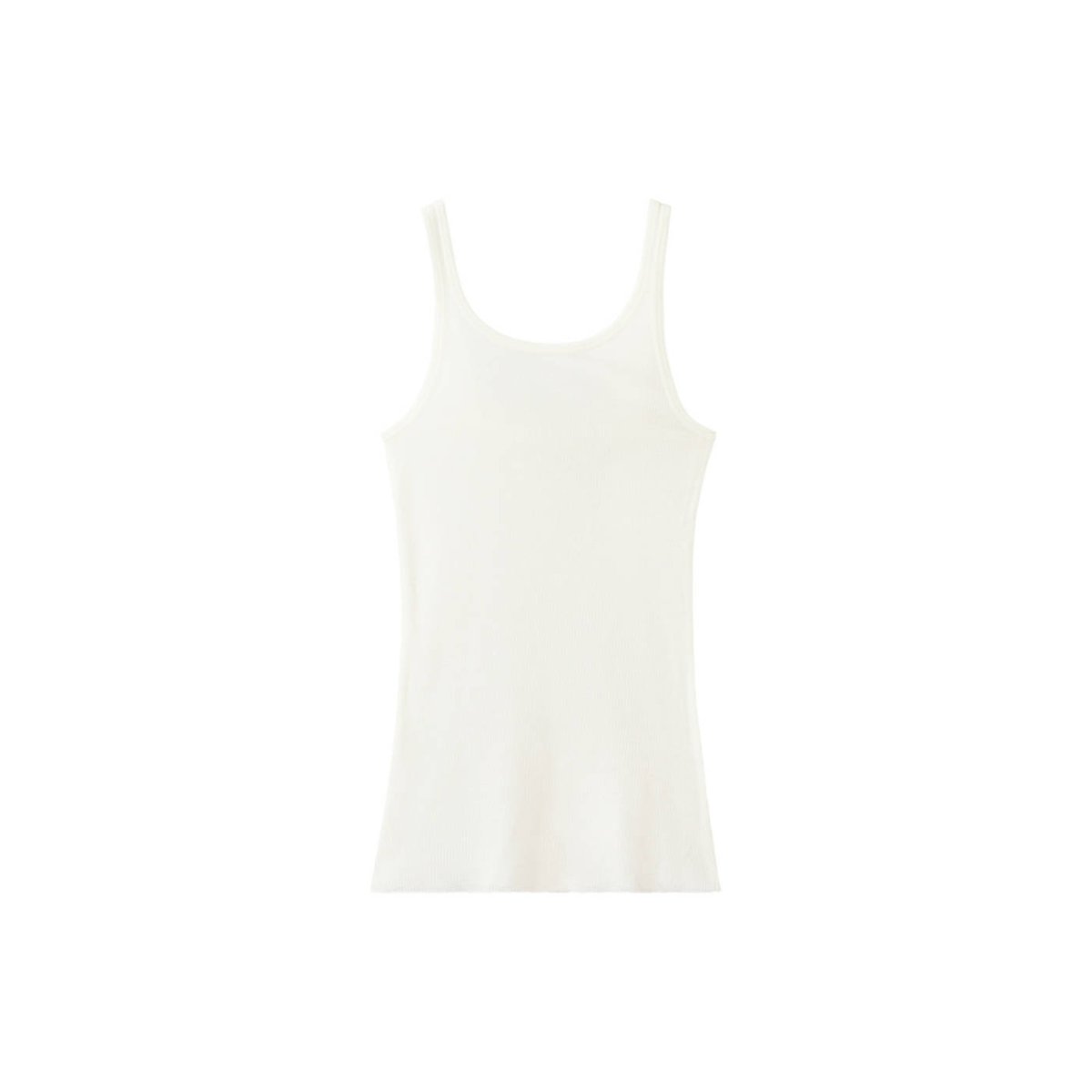 Top lyocell laine sans couture ivoire, MANGO