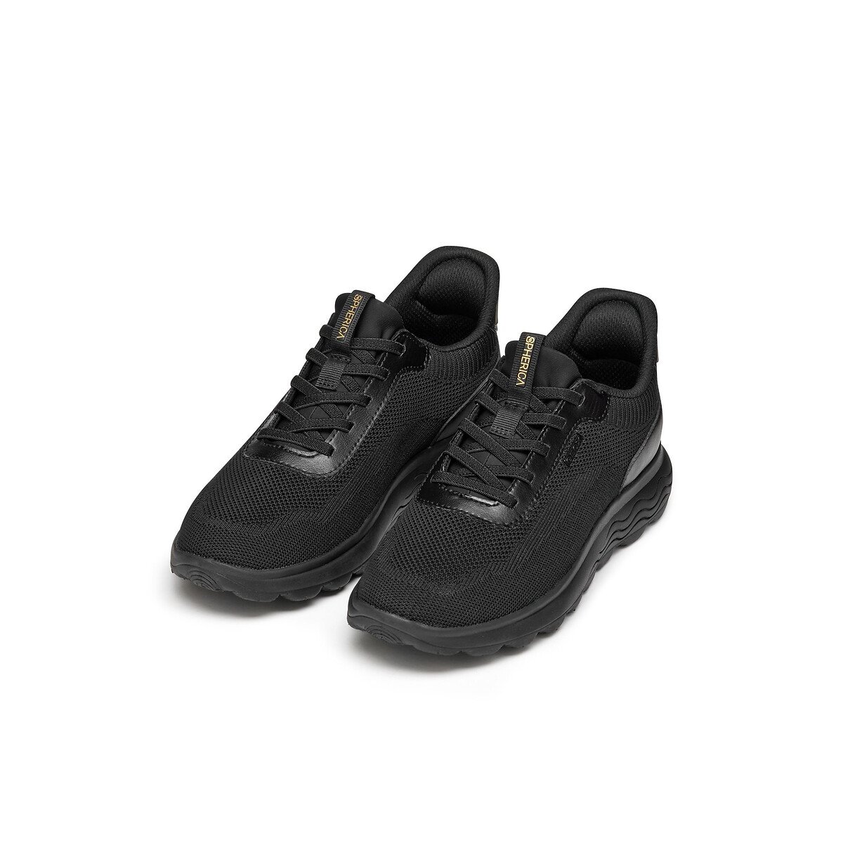Zapatillas deportivas transpirables, SPHERICA, FAST-IN negro, GEOX