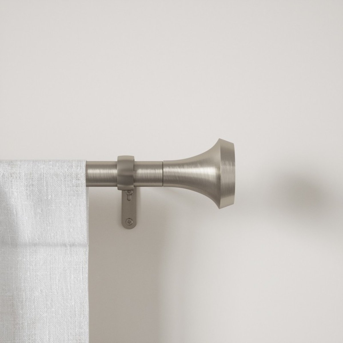 Tringle à rideaux extensible ELLA argent, UMBRA