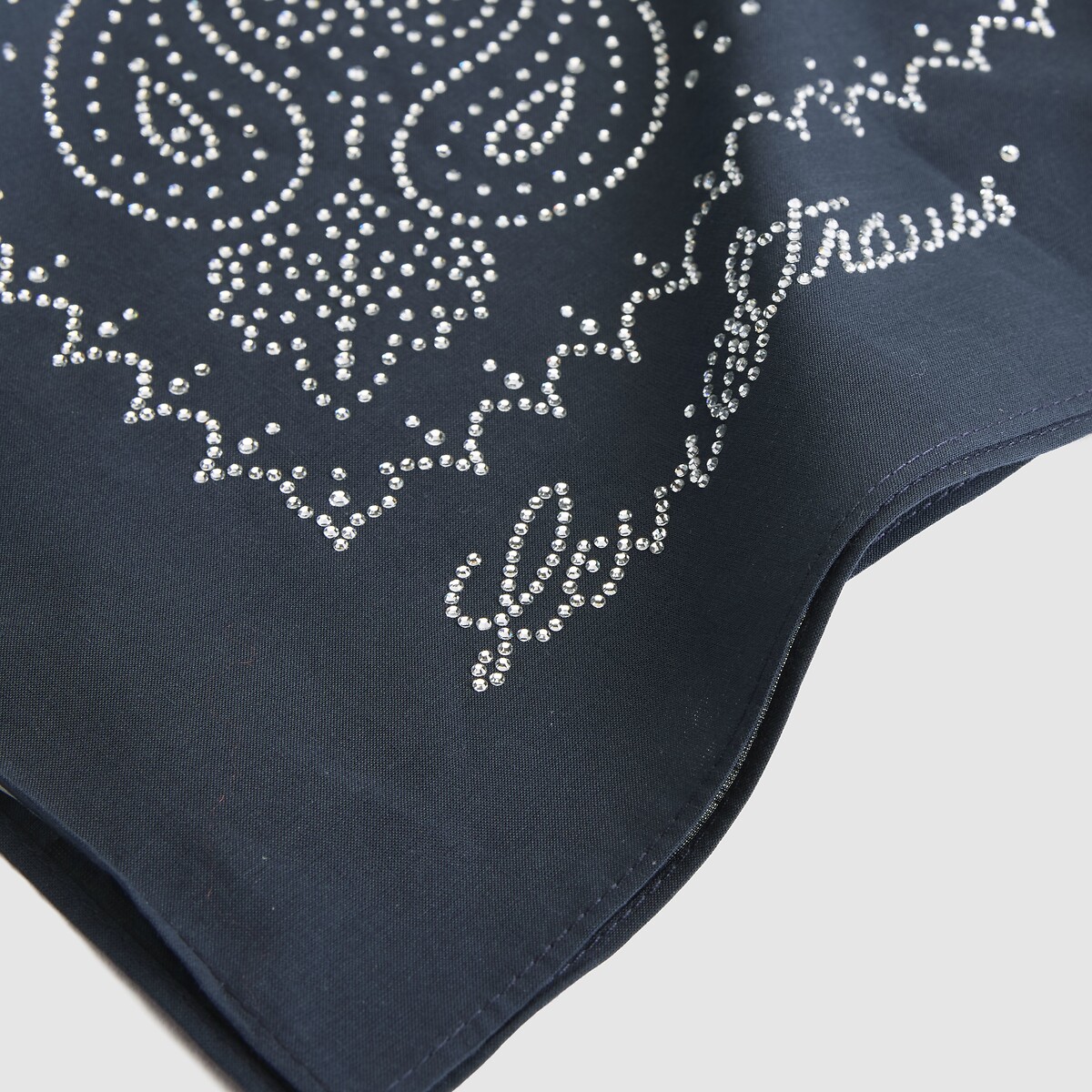 Écharpe carrée, motif bandana Rhinestone bleu marine, LEVI'S