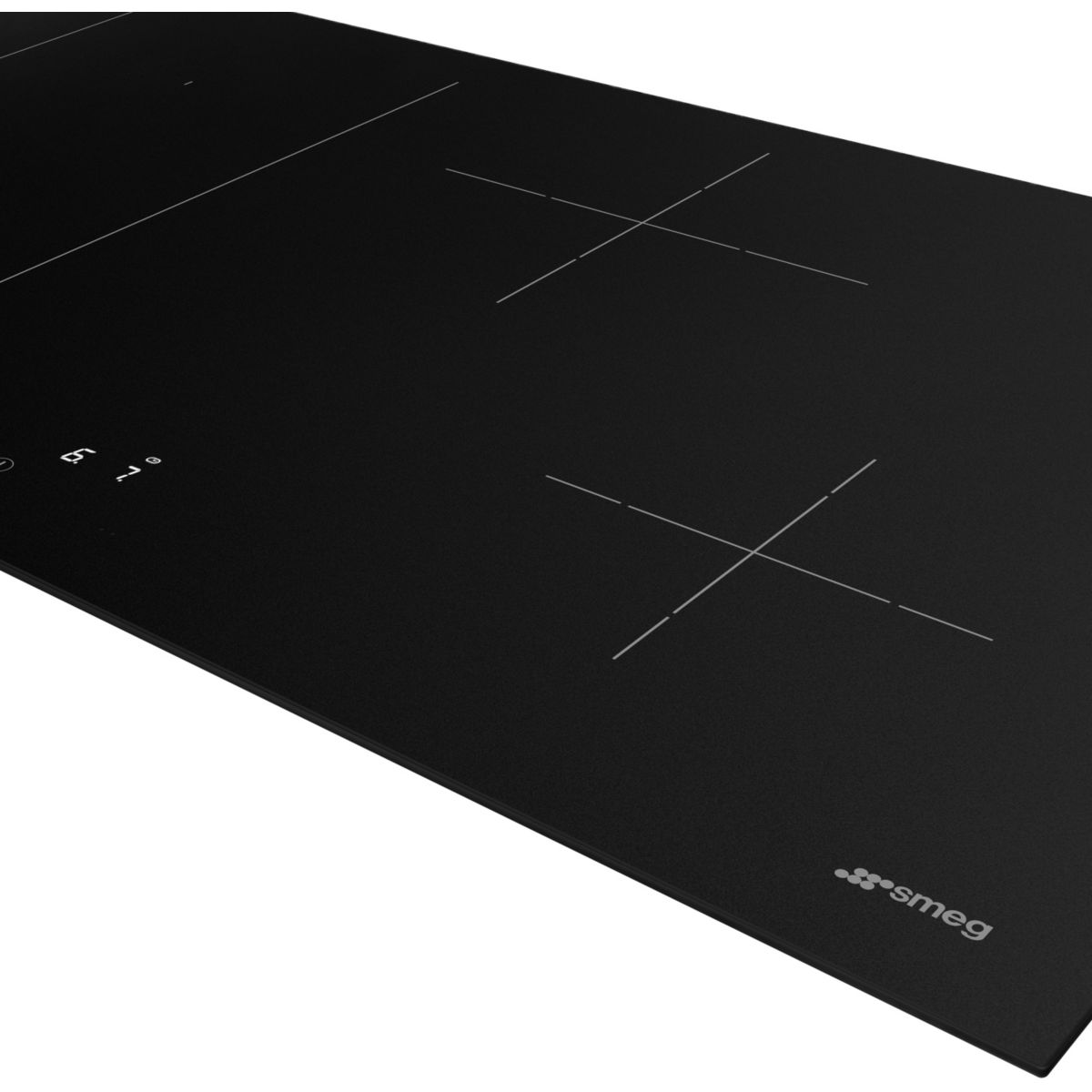 Plaque induction SIM3844N  Noir Mat couleur unique, SMEG