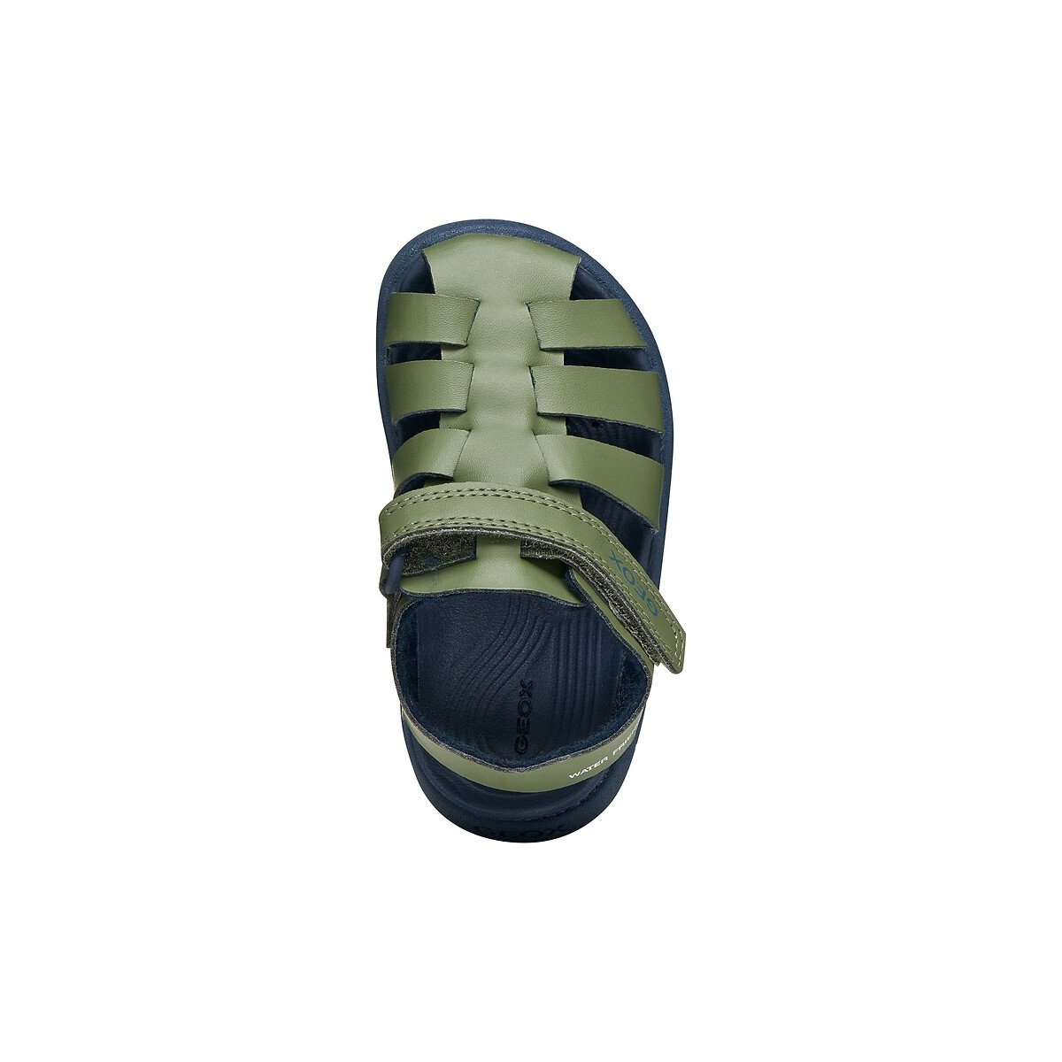 Sandales fermées FUSBETTO, water-friendly vert/bleu marine, GEOX