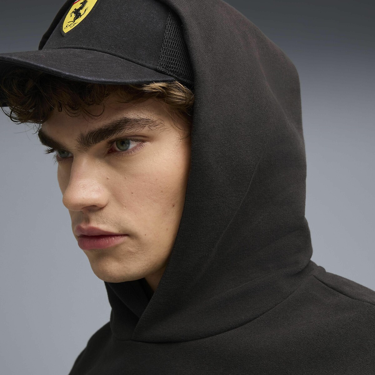 Sweat à capuche Ferrari noir, PUMA