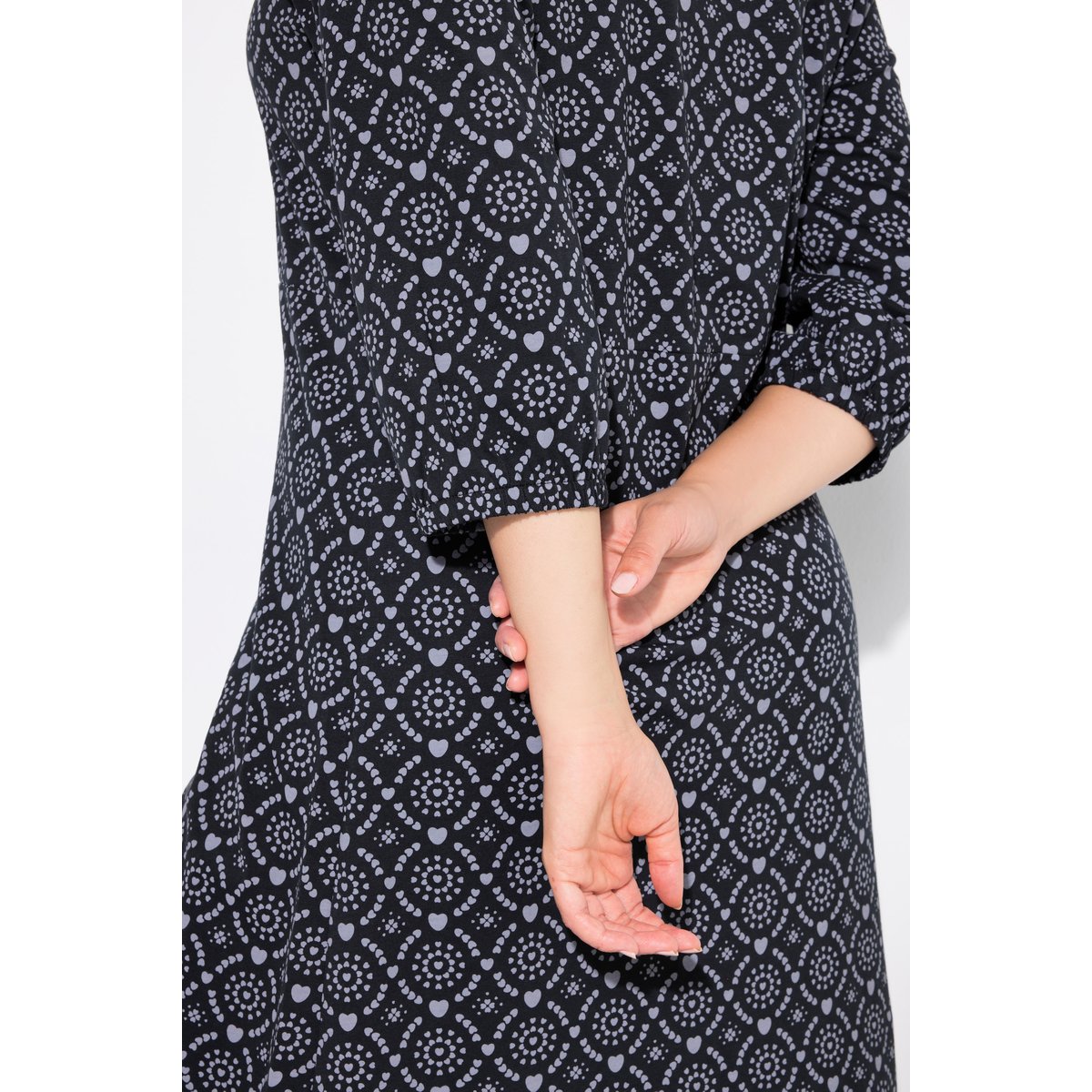 Robe en jersey noir, ULLA POPKEN