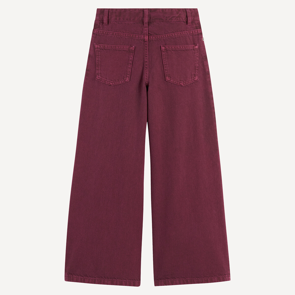 Pantalon large bordeaux, LA REDOUTE COLLECTIONS
