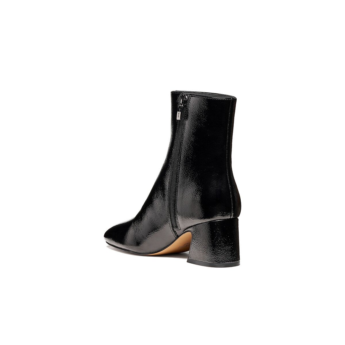 Botines de cuero charol KALIDINE negro, GEOX
