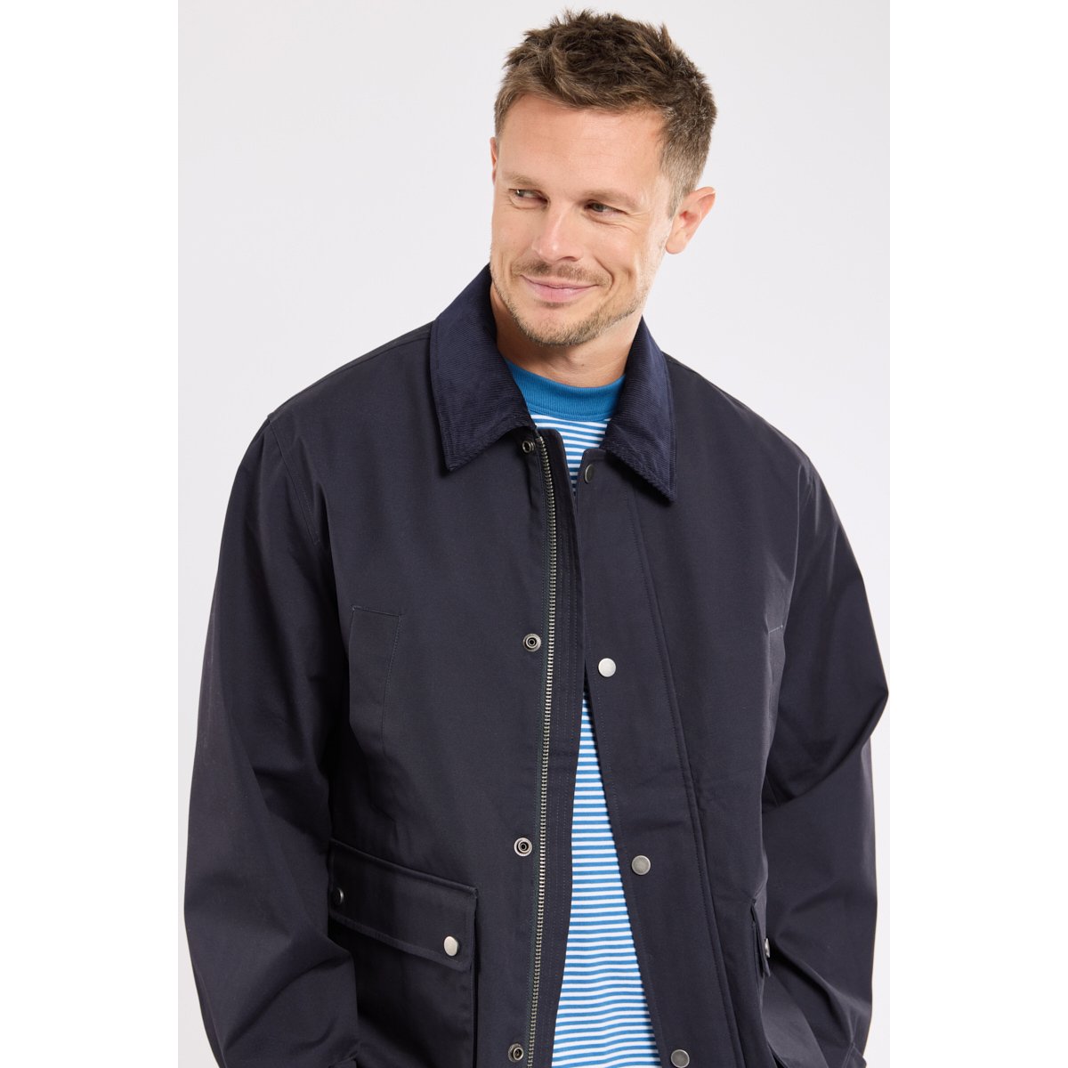Veste déperlante Héritage en coton HERITAGE rich navy, ARMOR-LUX
