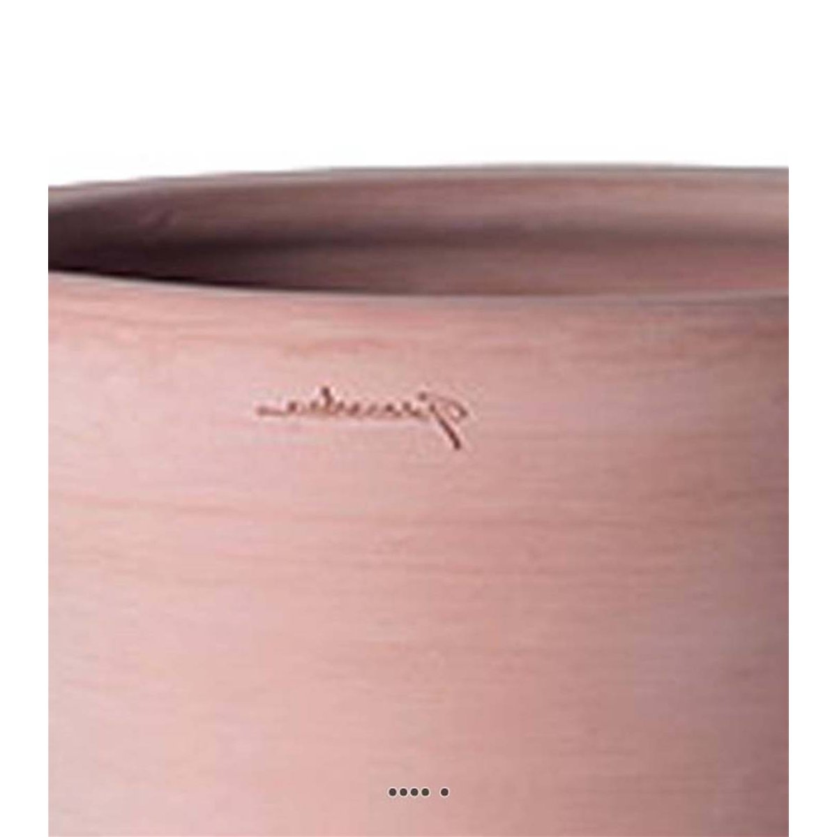 Petit cuvier Haut contemporain en terre cuite, H 10, D 10 cm Terre cuite v002226, ARTIFICIELLES