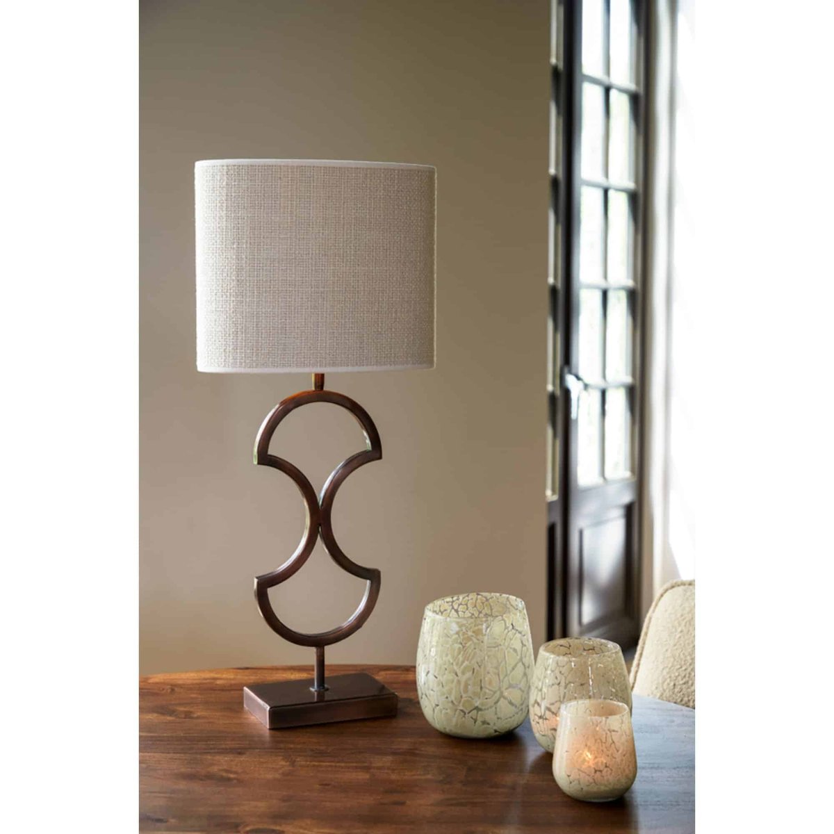 Abat-Jour Textiles SAVERNA protéines, LIGHT & LIVING 