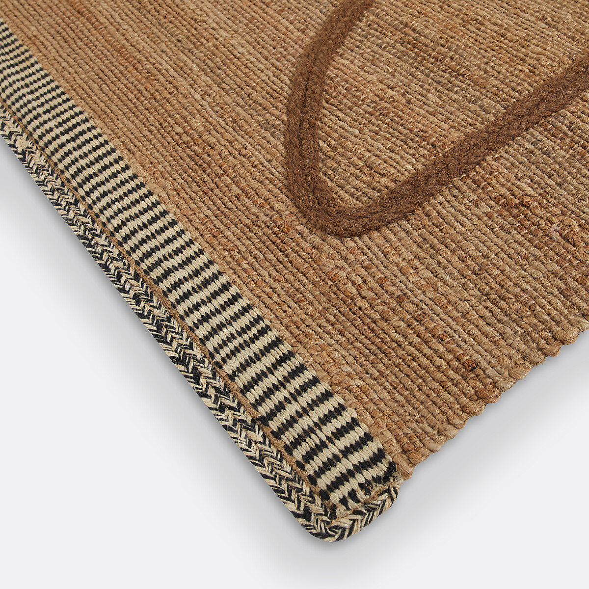 Tapis jute, motif tressé, Euphie multicolore, LA REDOUTE INTERIEURS