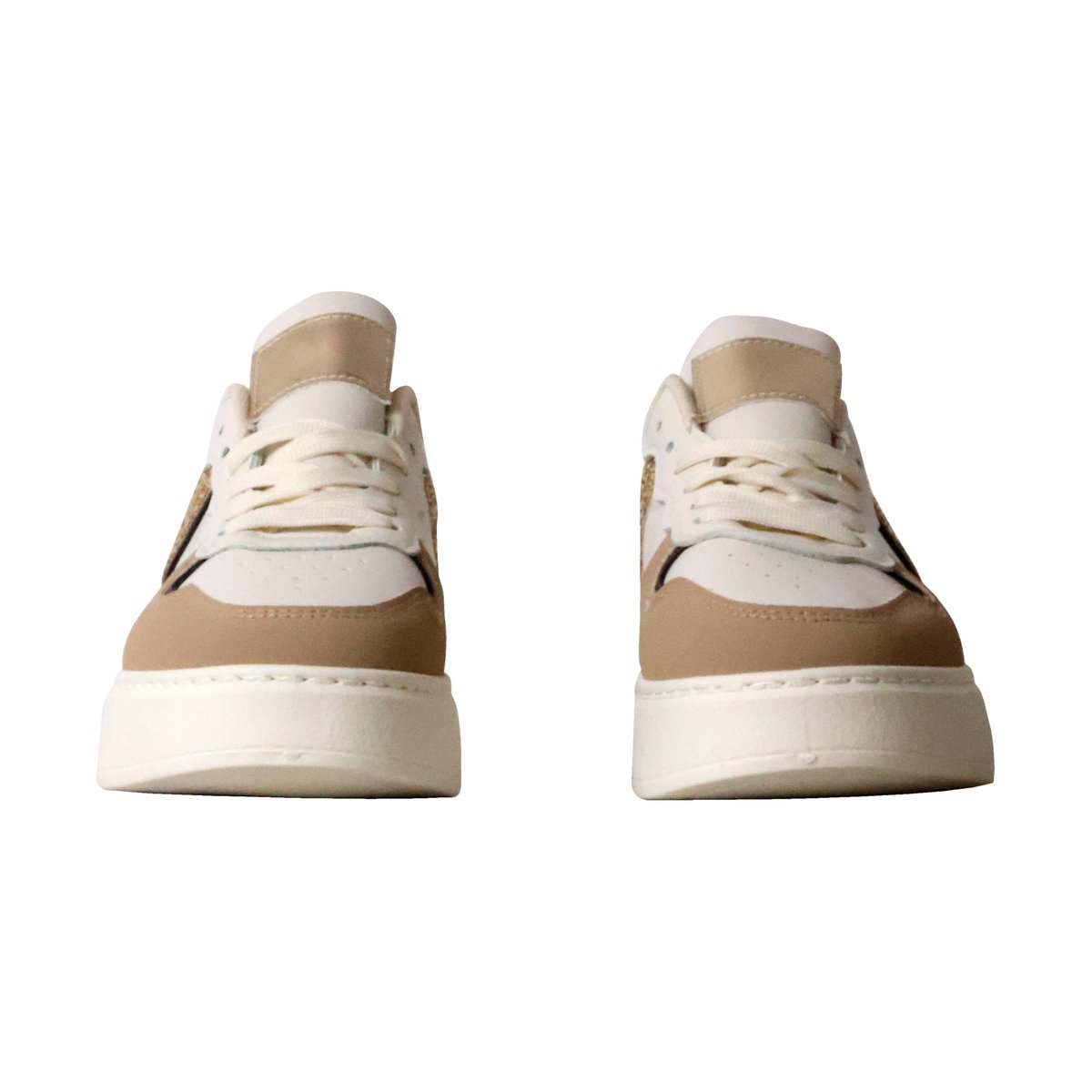 Basket à Lacets Be-sport beige/khaki, ENZA NUCCI