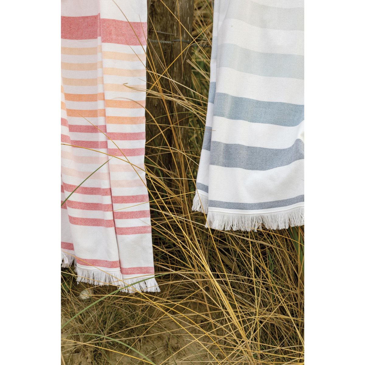 Drap hammam recyclé Samoa brique, VIVARAISE