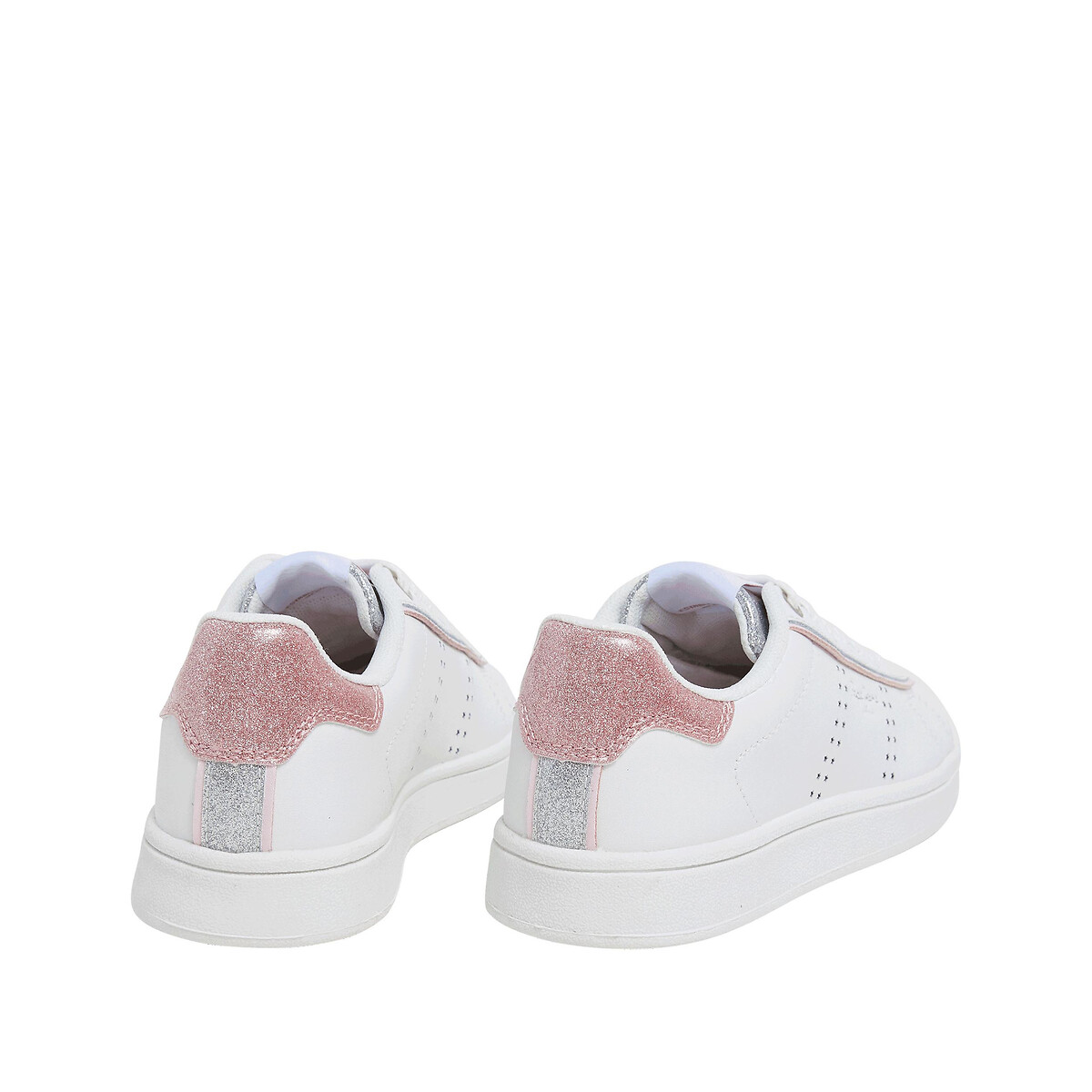 Kids Player Night Low Top Leather Trainers white, PEPE JEANS
