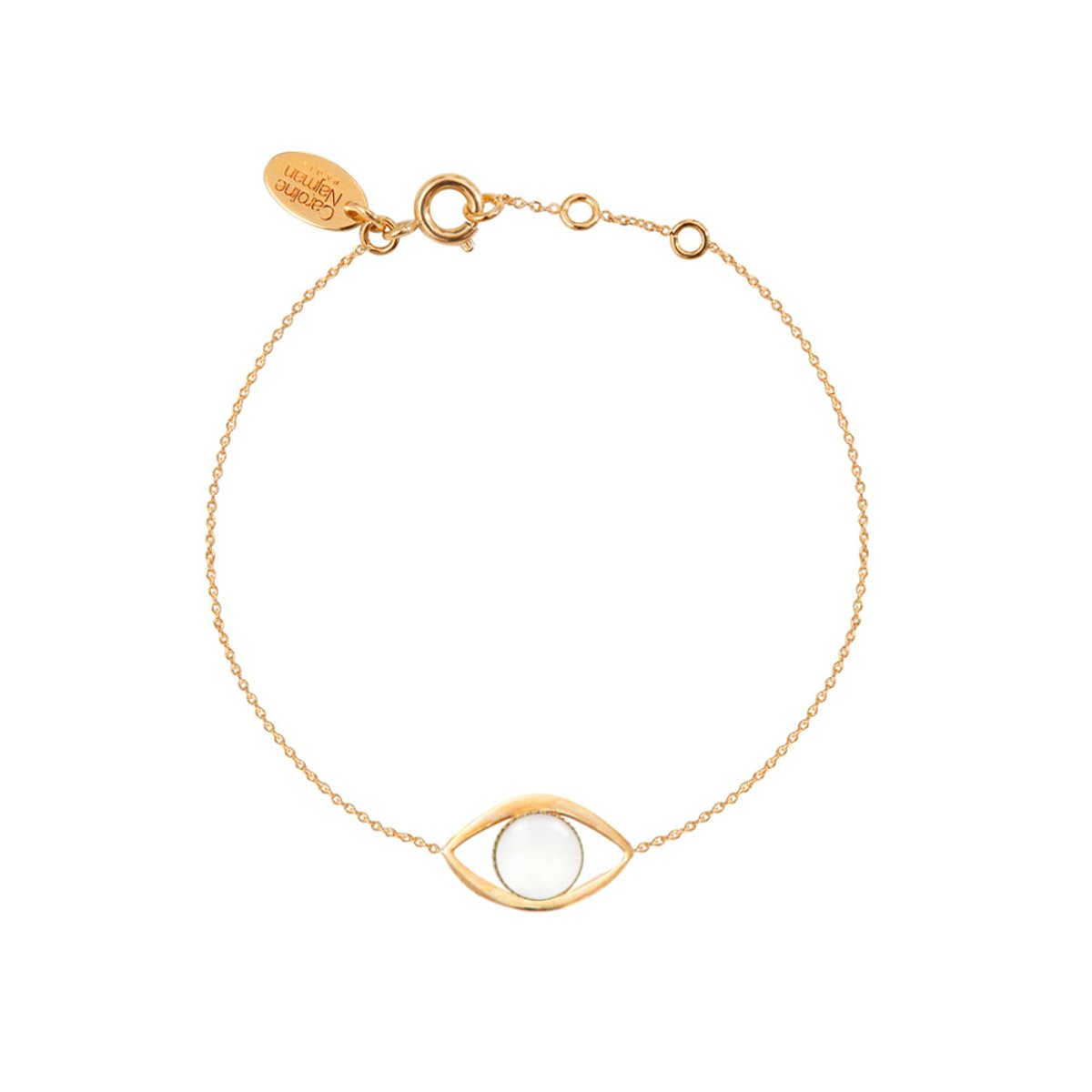 Bracelet eros nacre blanche blanc, CAROLINE NAJMAN