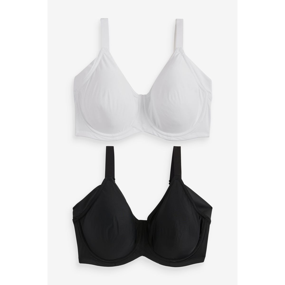 Soutien-gorge minimiseur, f-k, lot de 2 noir/blanc, NEXT