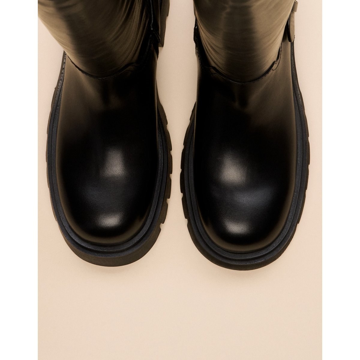 Bottes à semelle crantée HERPEN noir, MI MAI