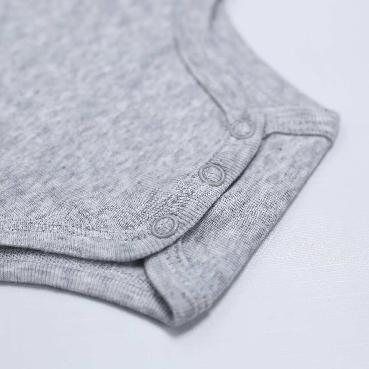 Lot de 2 bodies bébé manches longues gris, TROIS KILOS SEPT