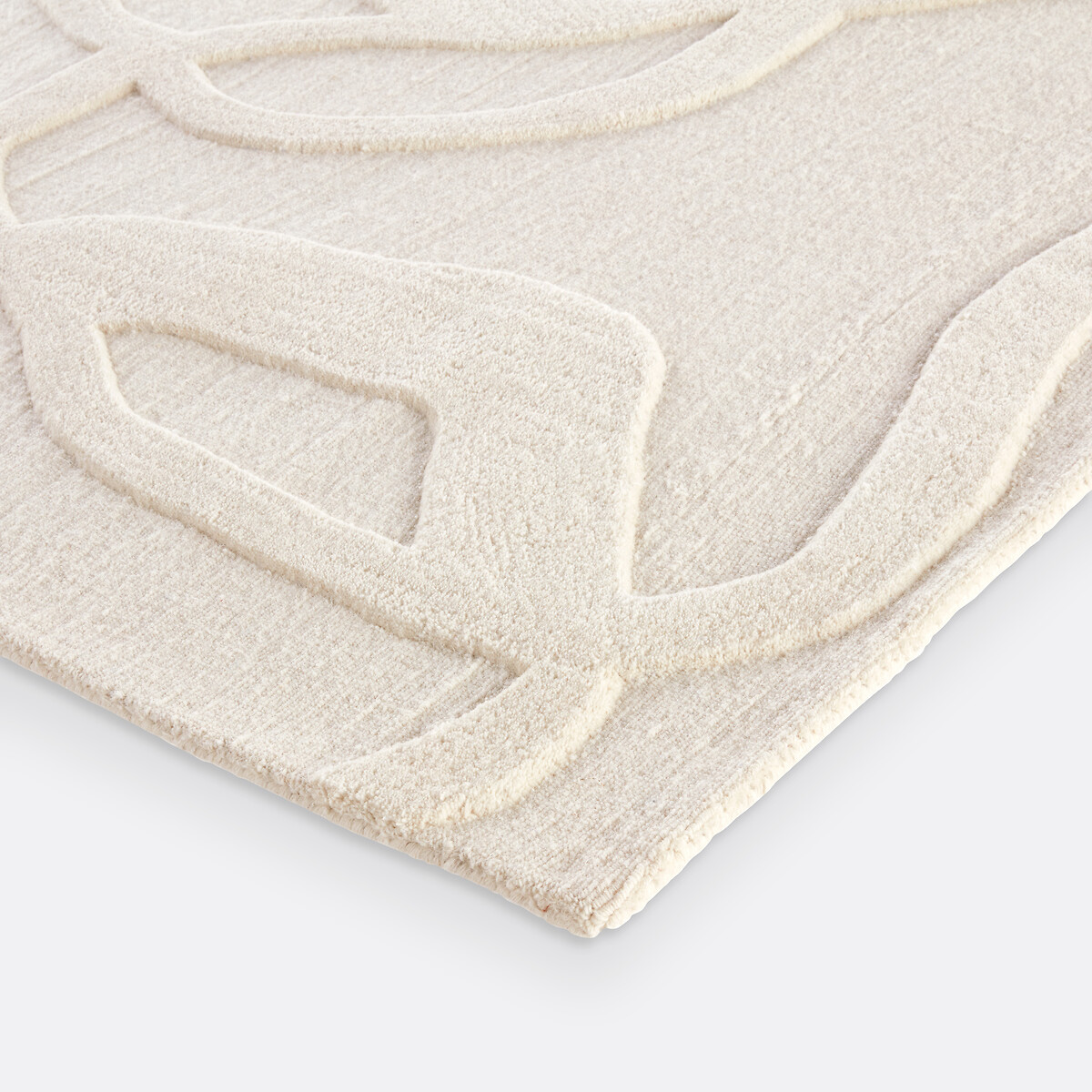 Tapis 100% laine, CAILA ecru, LA REDOUTE INTERIEURS