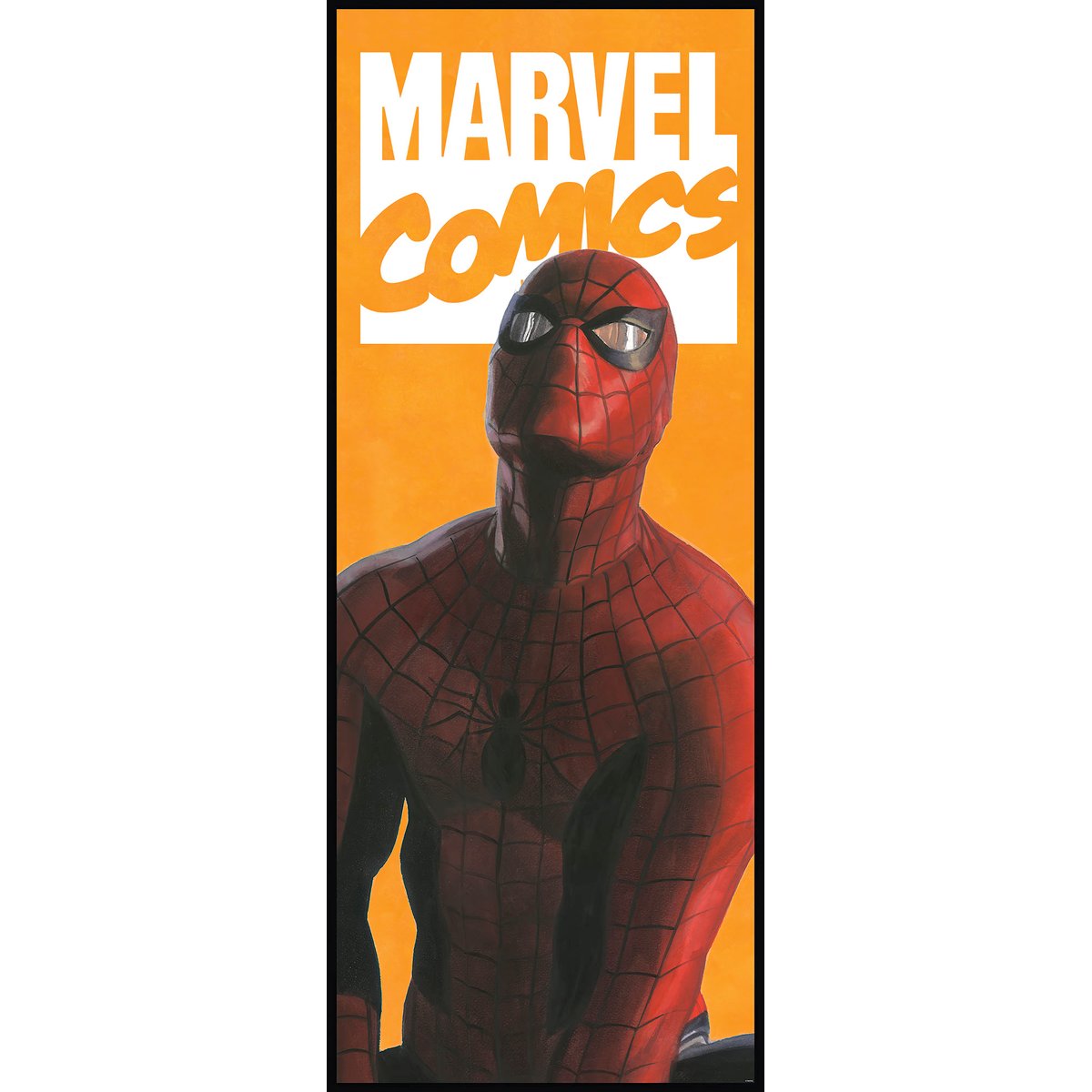 Papier peint Komar - Spider-Man Comic - 100 x 250 cm rouge, HEXOA