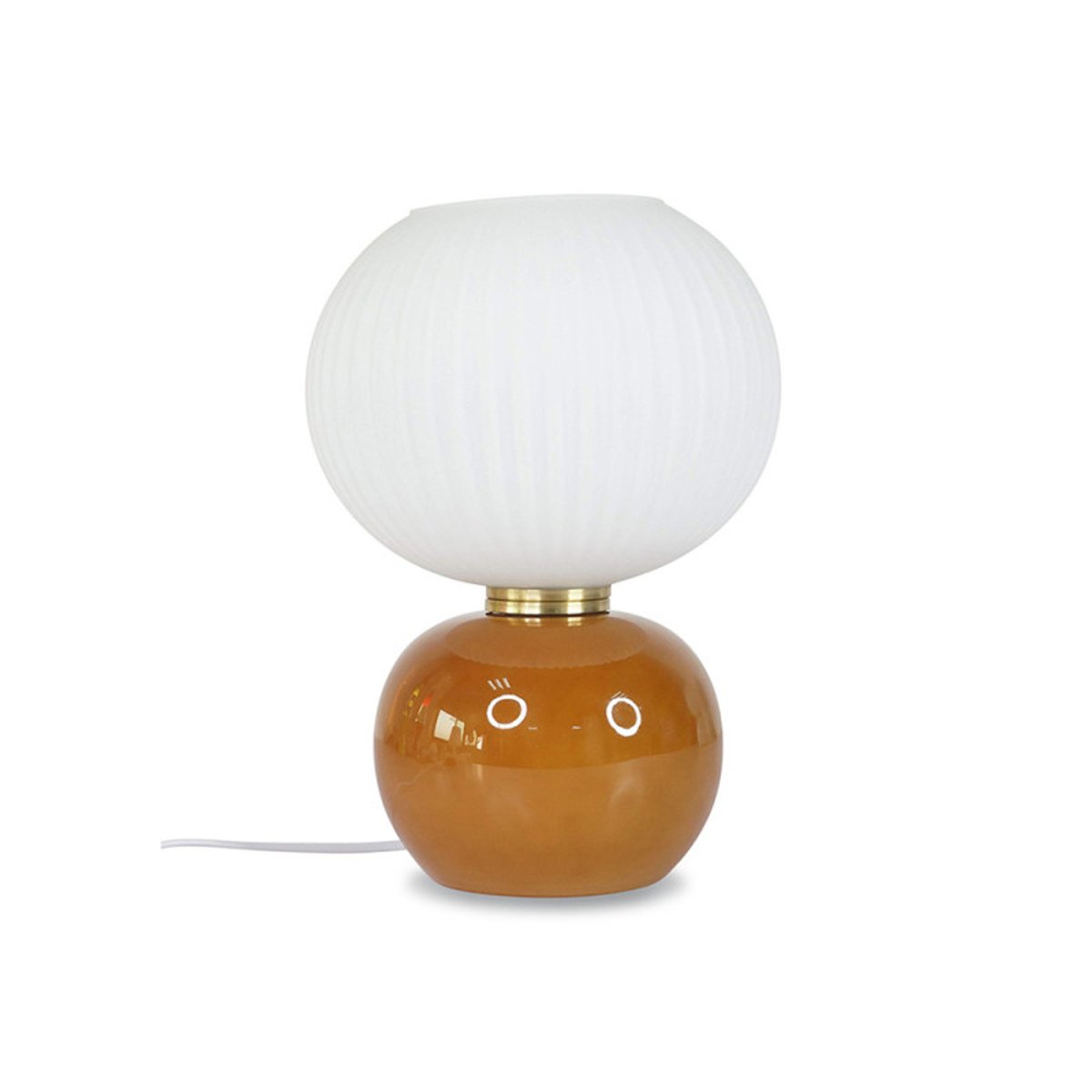 Lampe de chevet en verre marron Adonis marron, MILLUMINE
