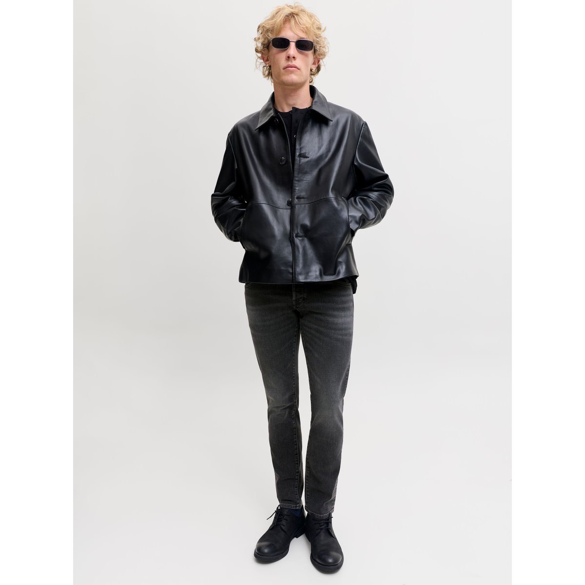 Jean Slim black denim, JACK & JONES