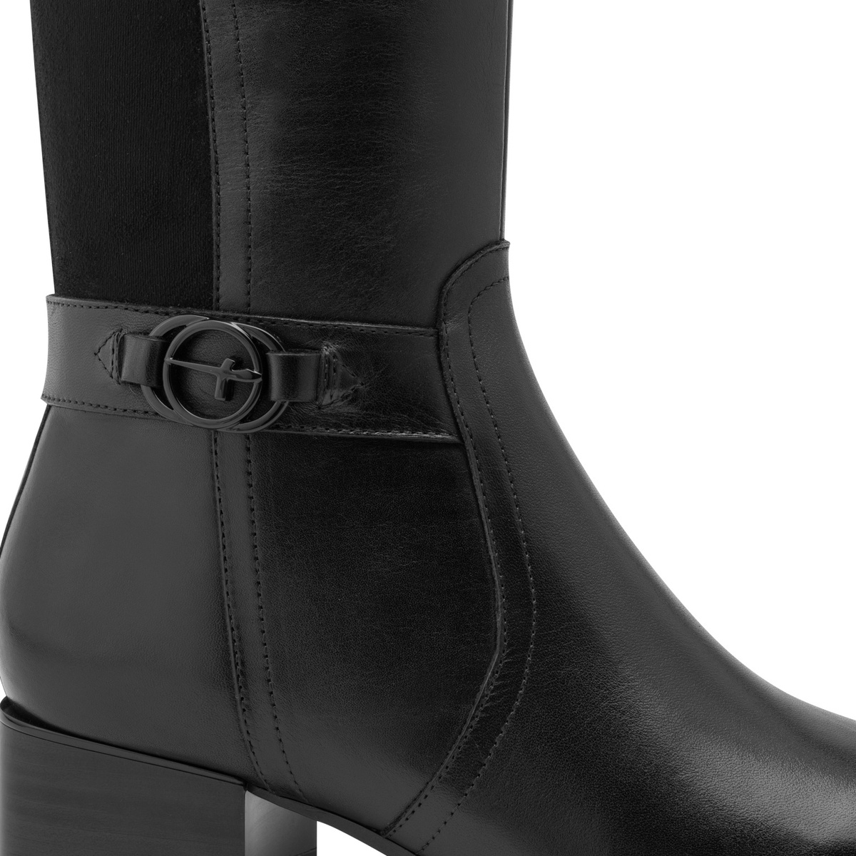 Bottes talon bloc noir, TAMARIS