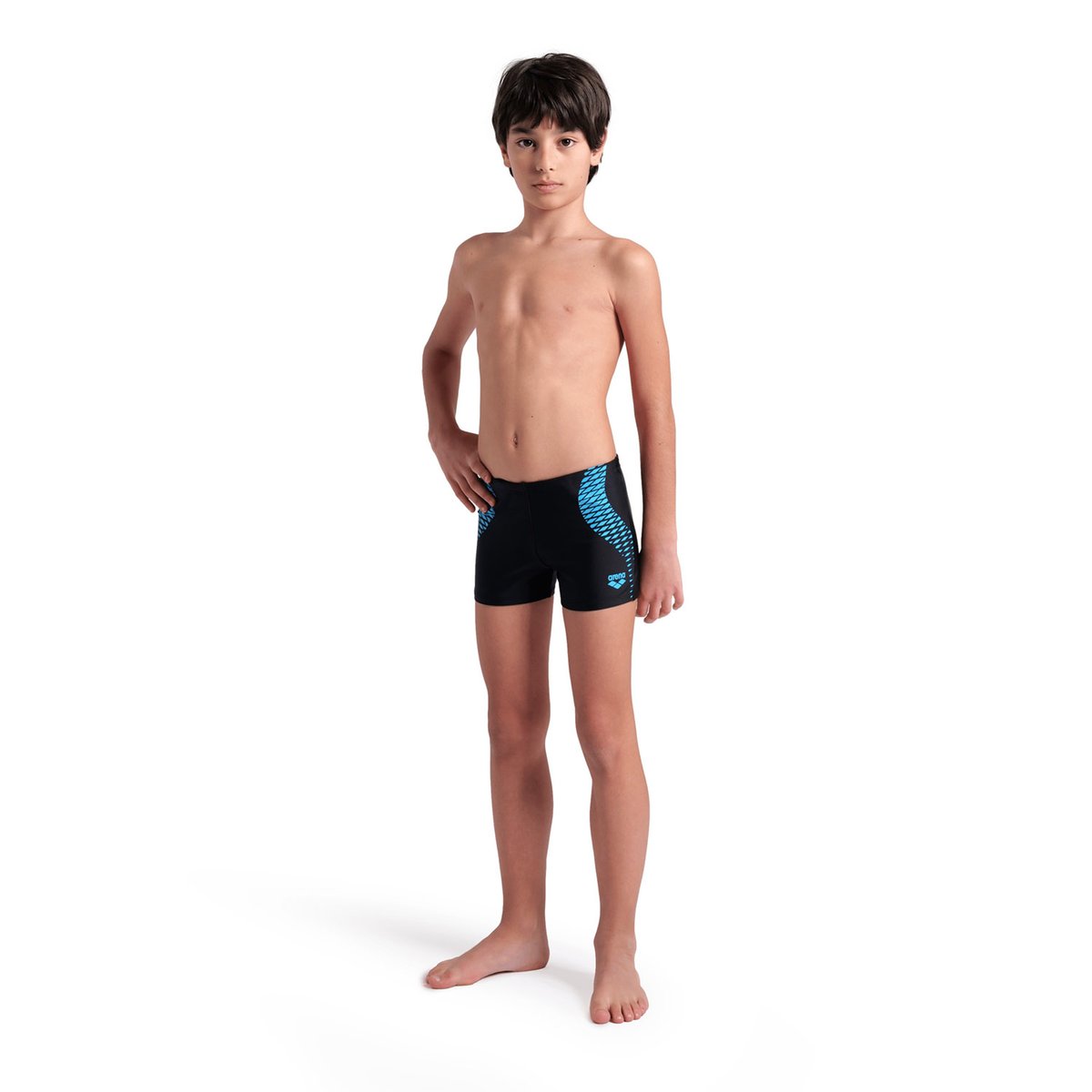 Short de bain arena Feel Openings pour garçon black-turquoise, ARENA