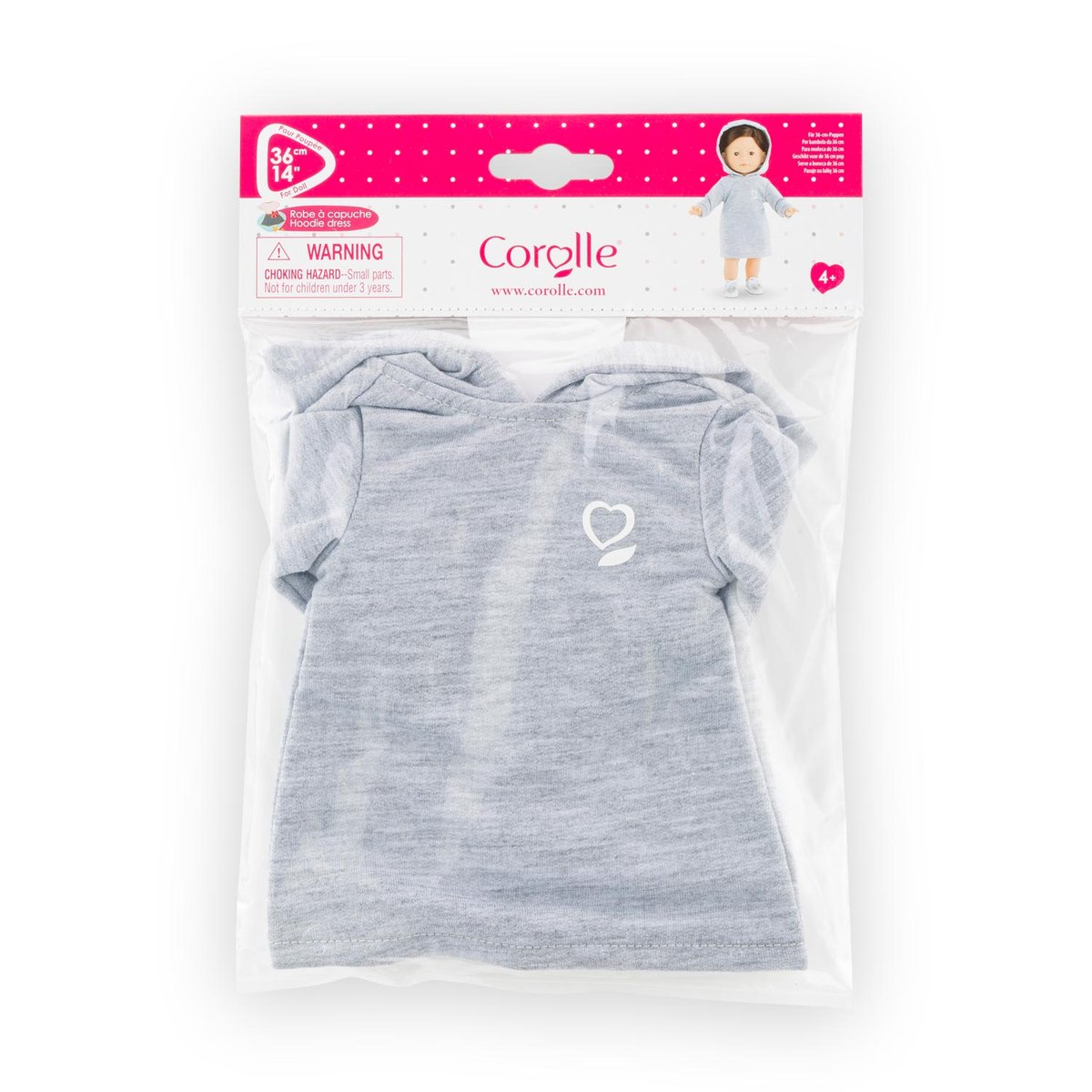 Robe à Capuche pour poupée ma Corolle multicolore, COROLLE