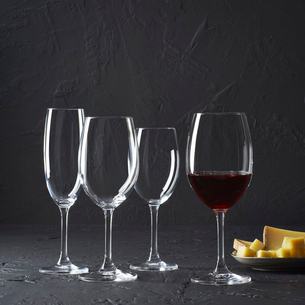 Boîte de 6 verres à vin 35cl, OSLO transparent, OGO LIVING