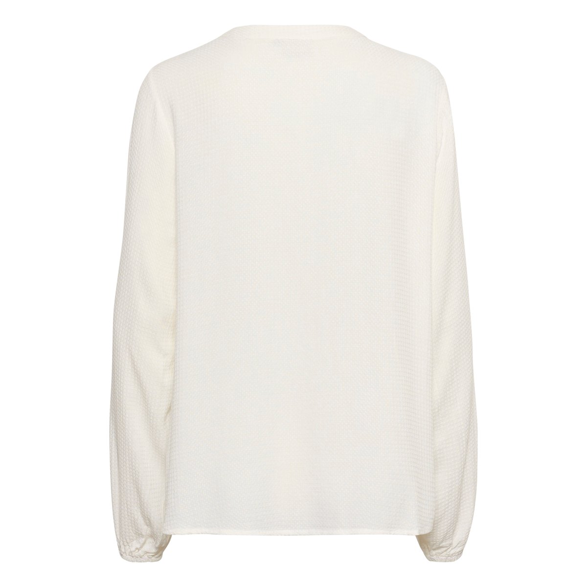 Long sleeved blouse blanc chalk, KAFFE