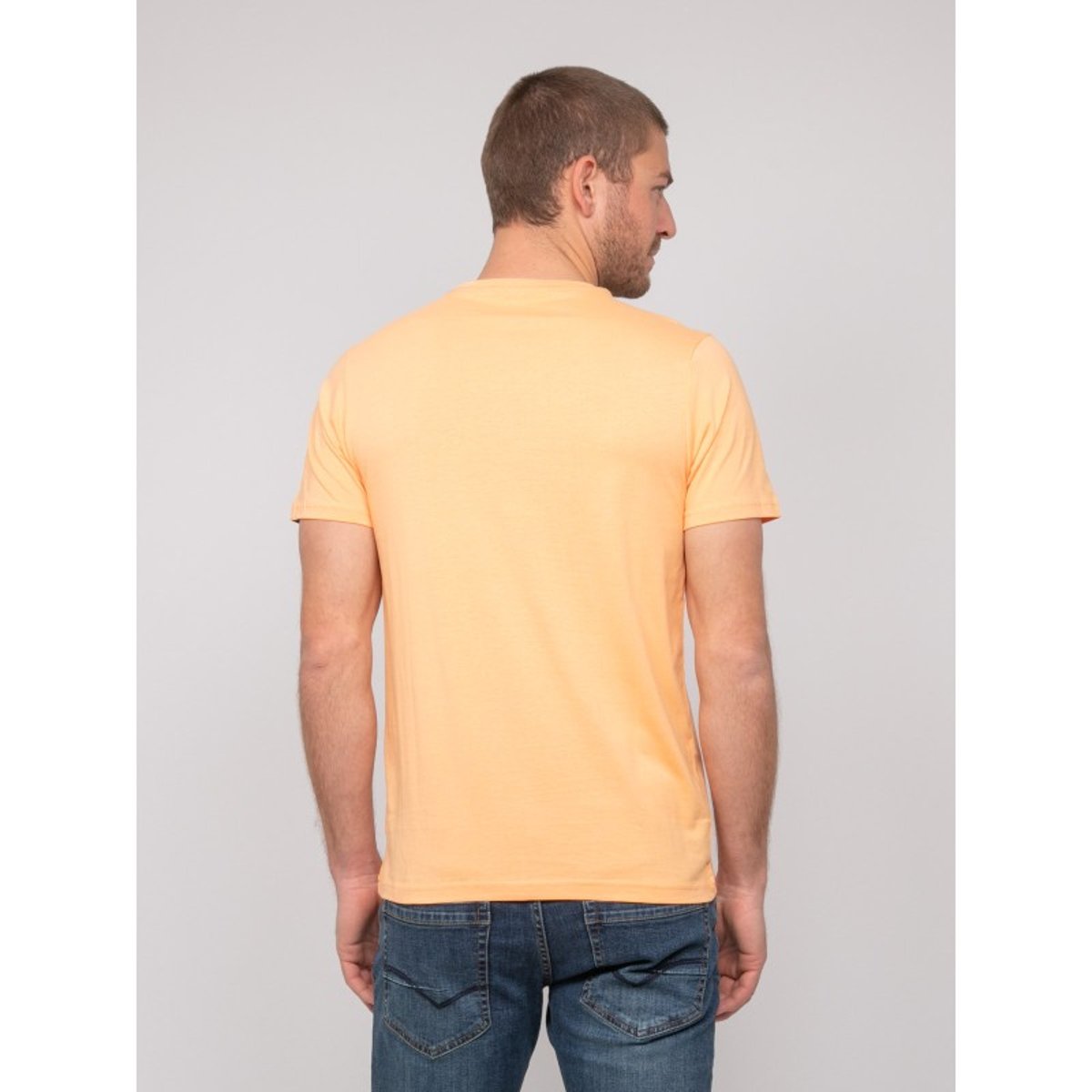 T-shirt Coton Motifs Nouparix orange, RITCHIE