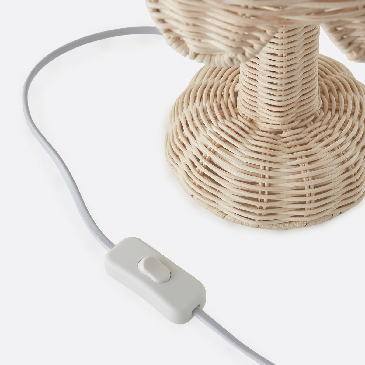 Lampe à poser palmier, en rotin, TABATA naturel, LA REDOUTE INTERIEURS
