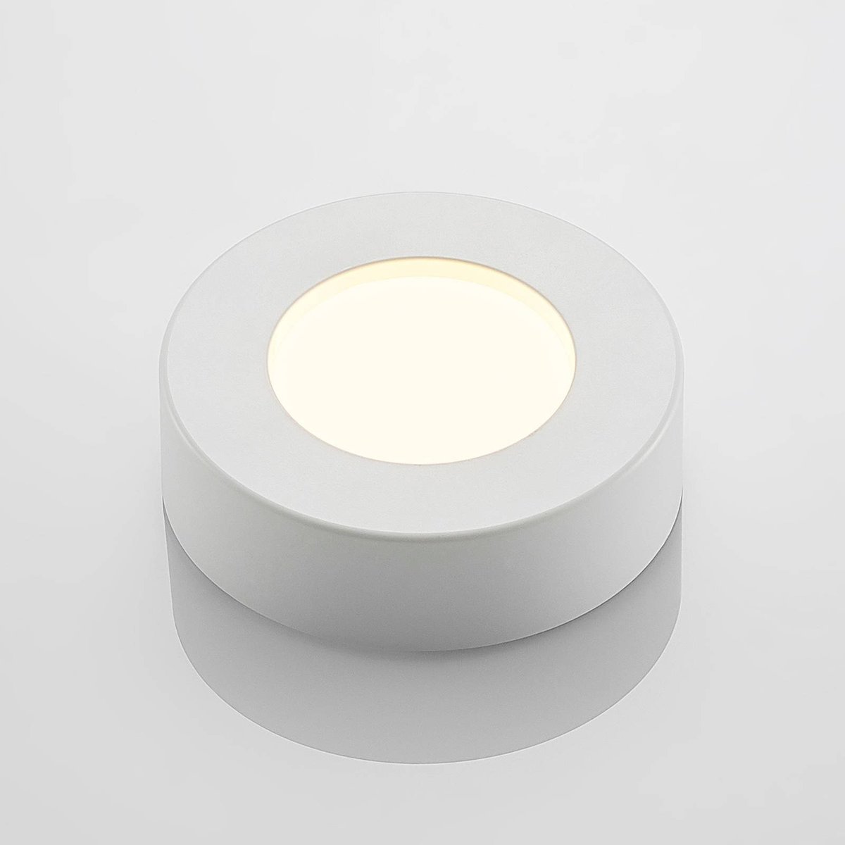 Plafonnier en aluminium moderneLED, Edwina blanc, PRIOS