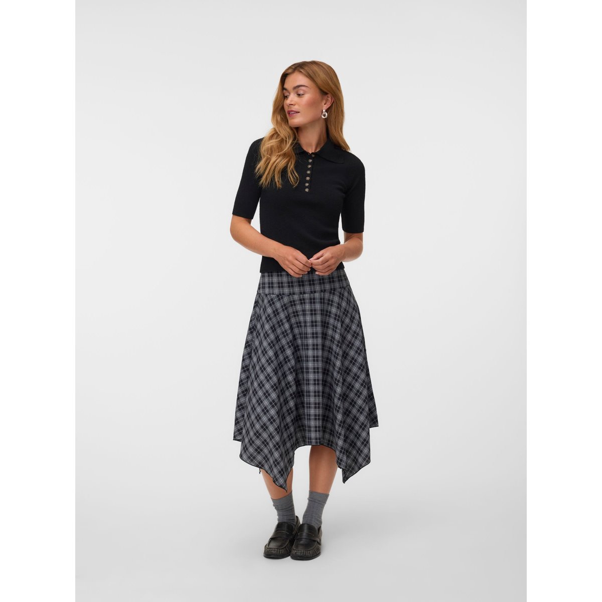 Jupe Asymétrique black, VERO MODA