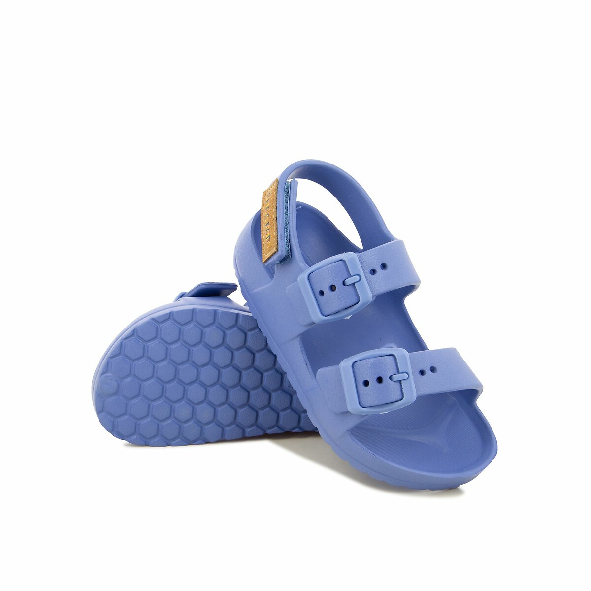 Sandales en EVA Surfy Buckles bleu, SHOO POM