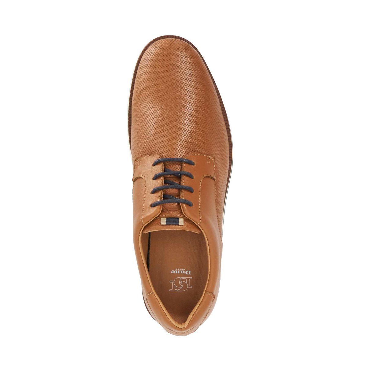 Chaussures Gibson hybrides à lacets en cuir - BOW tan-leather, DUNE LONDON