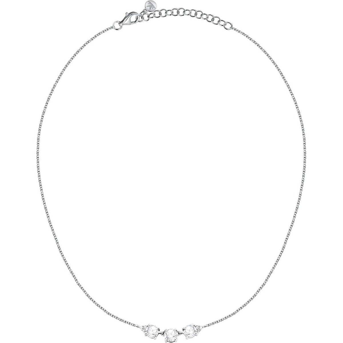 Collier TESORI argent/blanc, MORELLATO