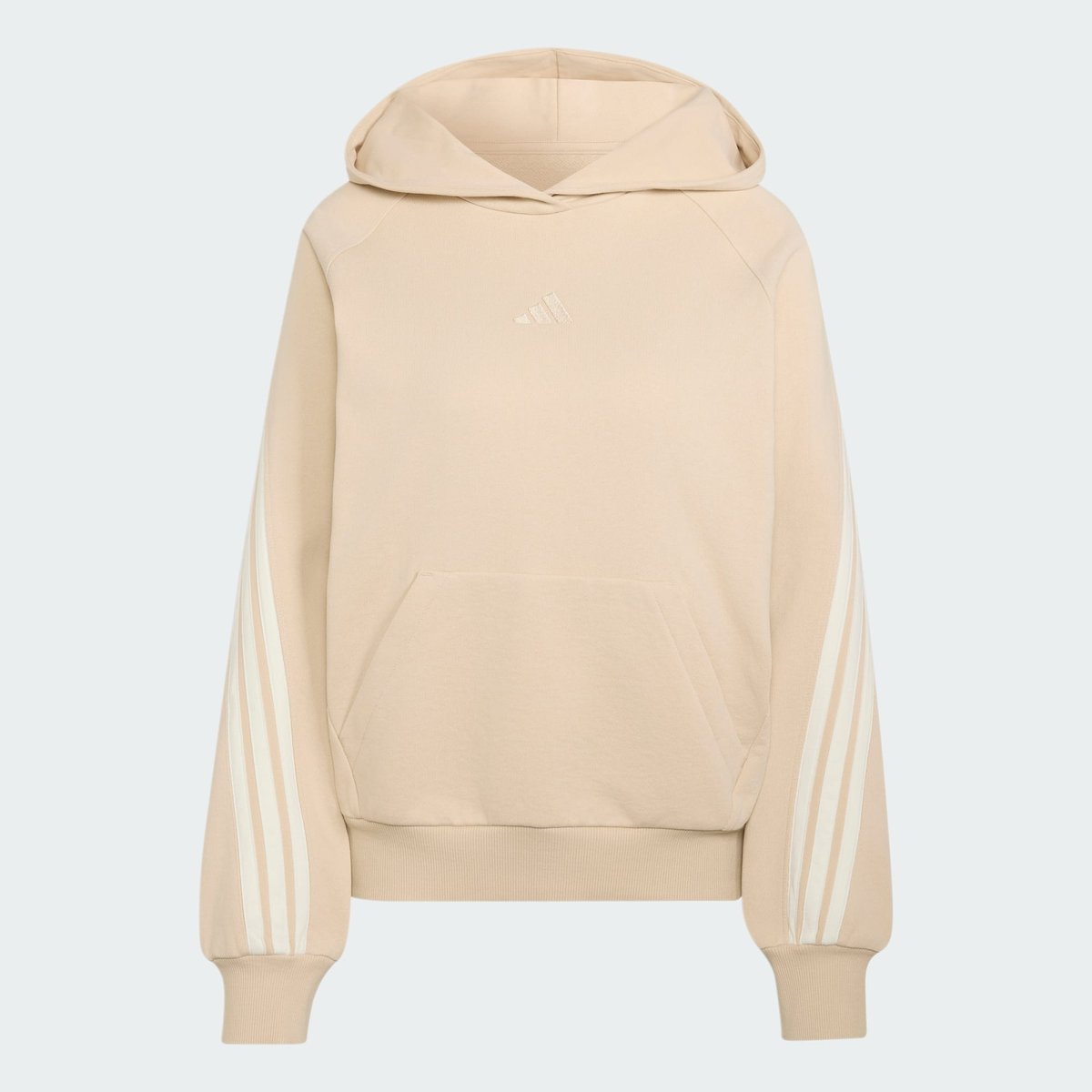 Sweat-Shirt À Capuche Adidas Kit 3-Stripes Sweat-Shirt À Capuche Adidas Kit 3-Stripes crystal linen / off white, ADIDAS SPORTSWEAR
