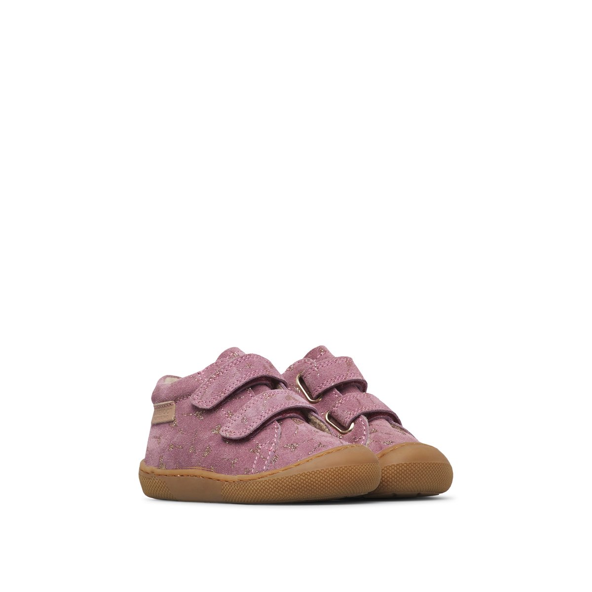 Chaussures barefoot en cuir et en daim BAREFOOT AMUR VL magnolia-platine, NATURINO