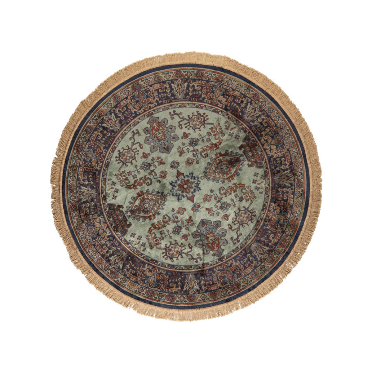 Tapis Contemporain de forme Ronde- RAZ I rouge, DRAWER
