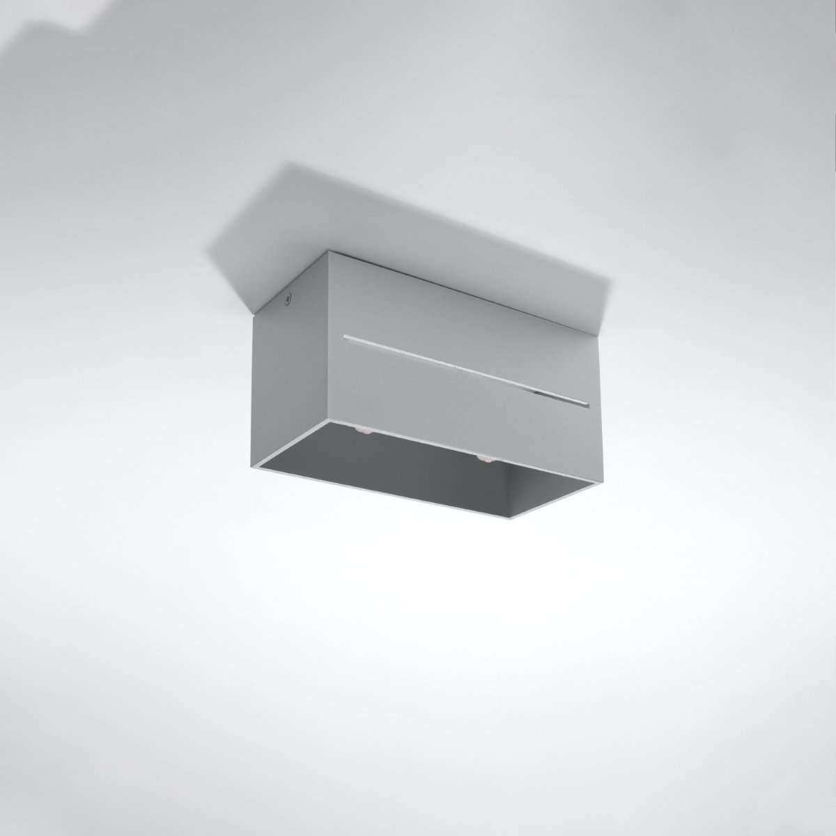 Plafonnier Aluminium Gris G9 2 Lobo gris, EDEN
